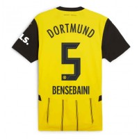 Maglia Calcio Borussia Dortmund Ramy Bensebaini #5 Prima Divisa 2024-25 Manica Corta